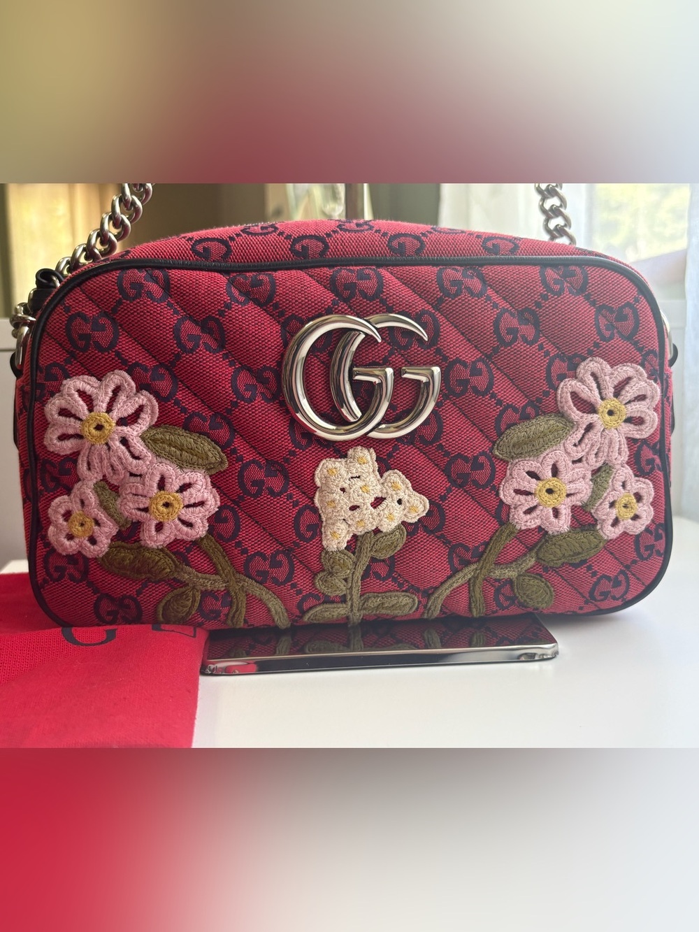 Limited edition, Gucci Marmont camera bag